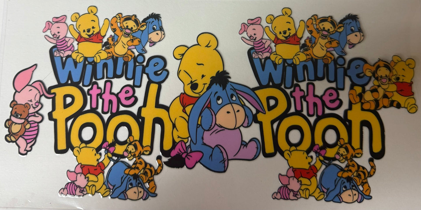 uvdtf  transfer wrap Winnie the Pooh everyone