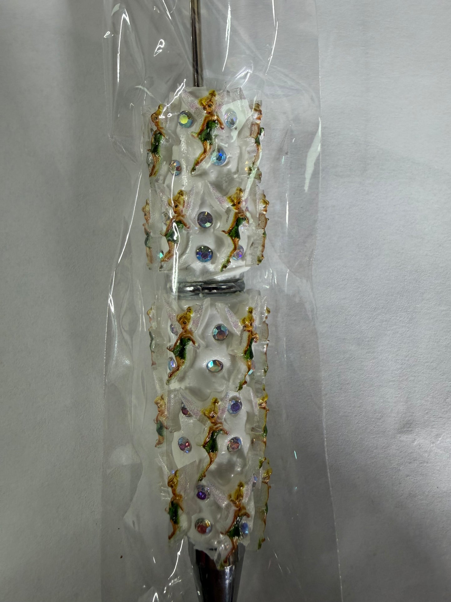 Beadable pen just the pen green tinkerbell
