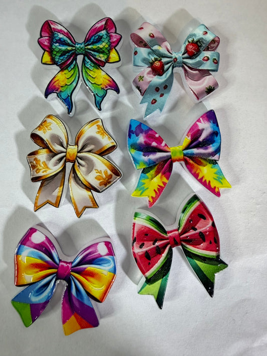 Acrylic focal bow mystery