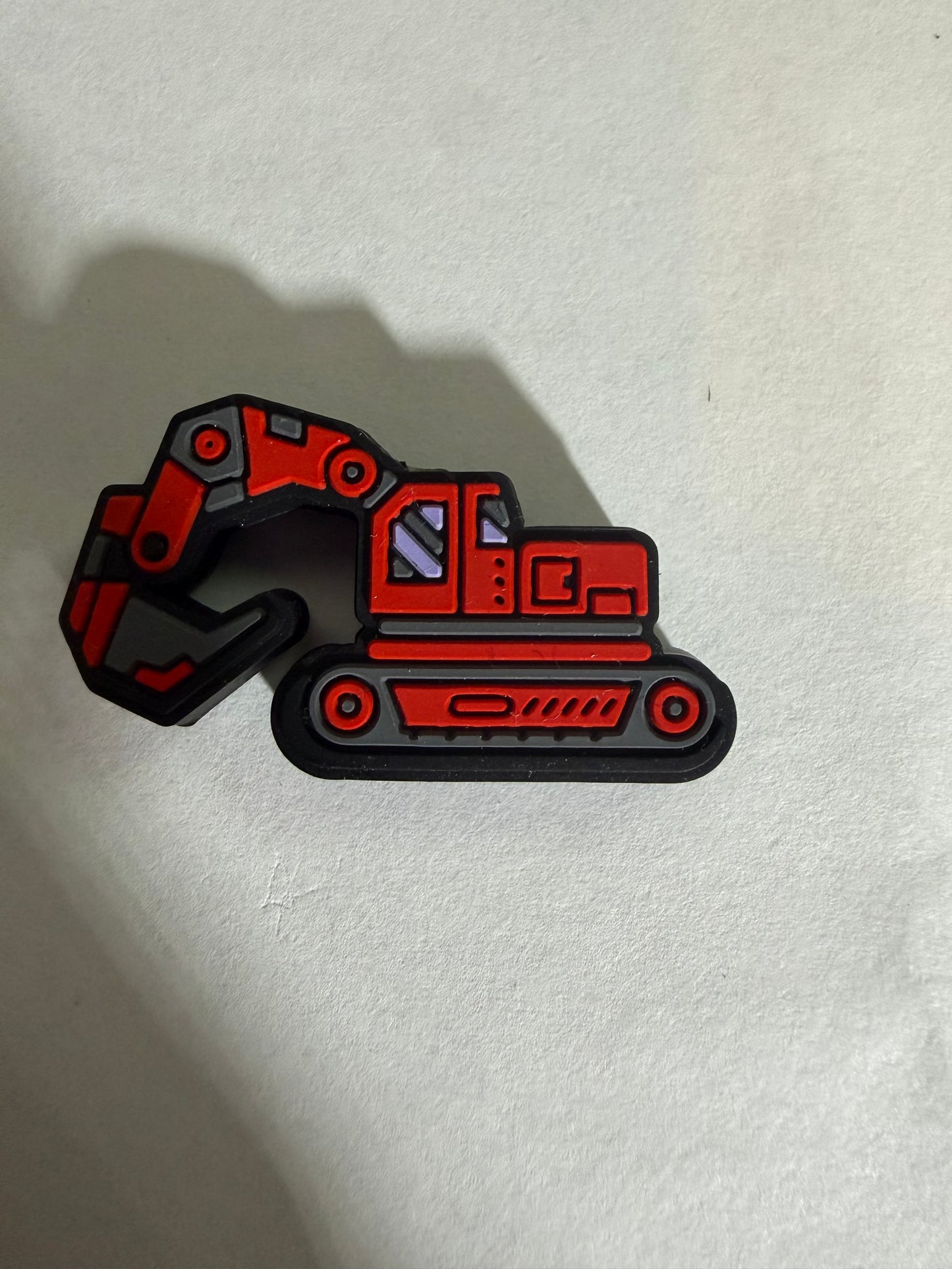 Focal 2d red construction truck