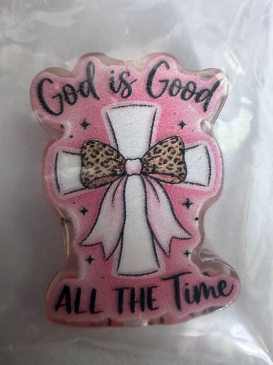 Acrylic focal Cross god is good all the time