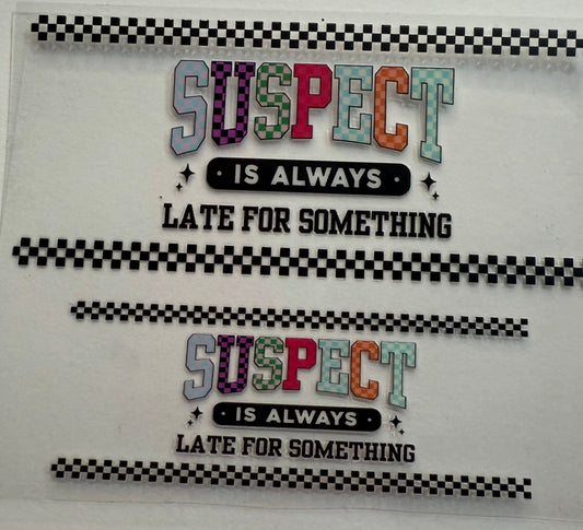 Mini Stanley keychains uvdtf wraps suspect always late