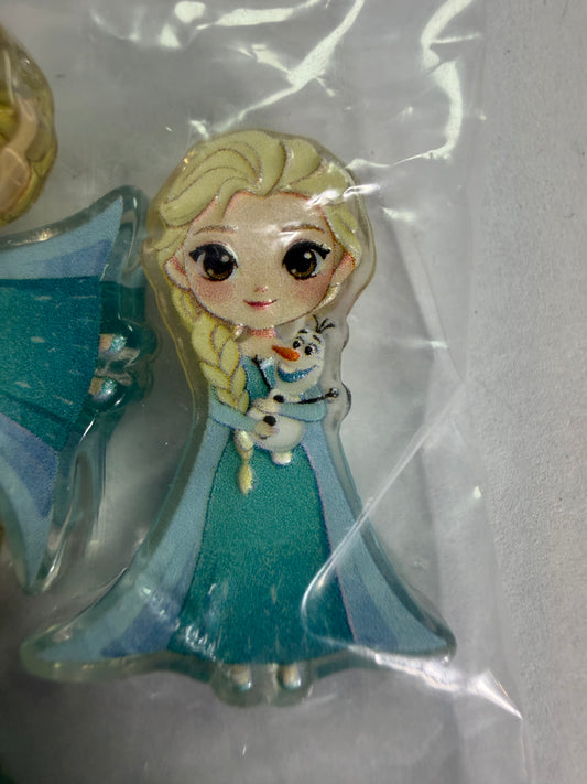 Acrylic focal Elsa with Olaf