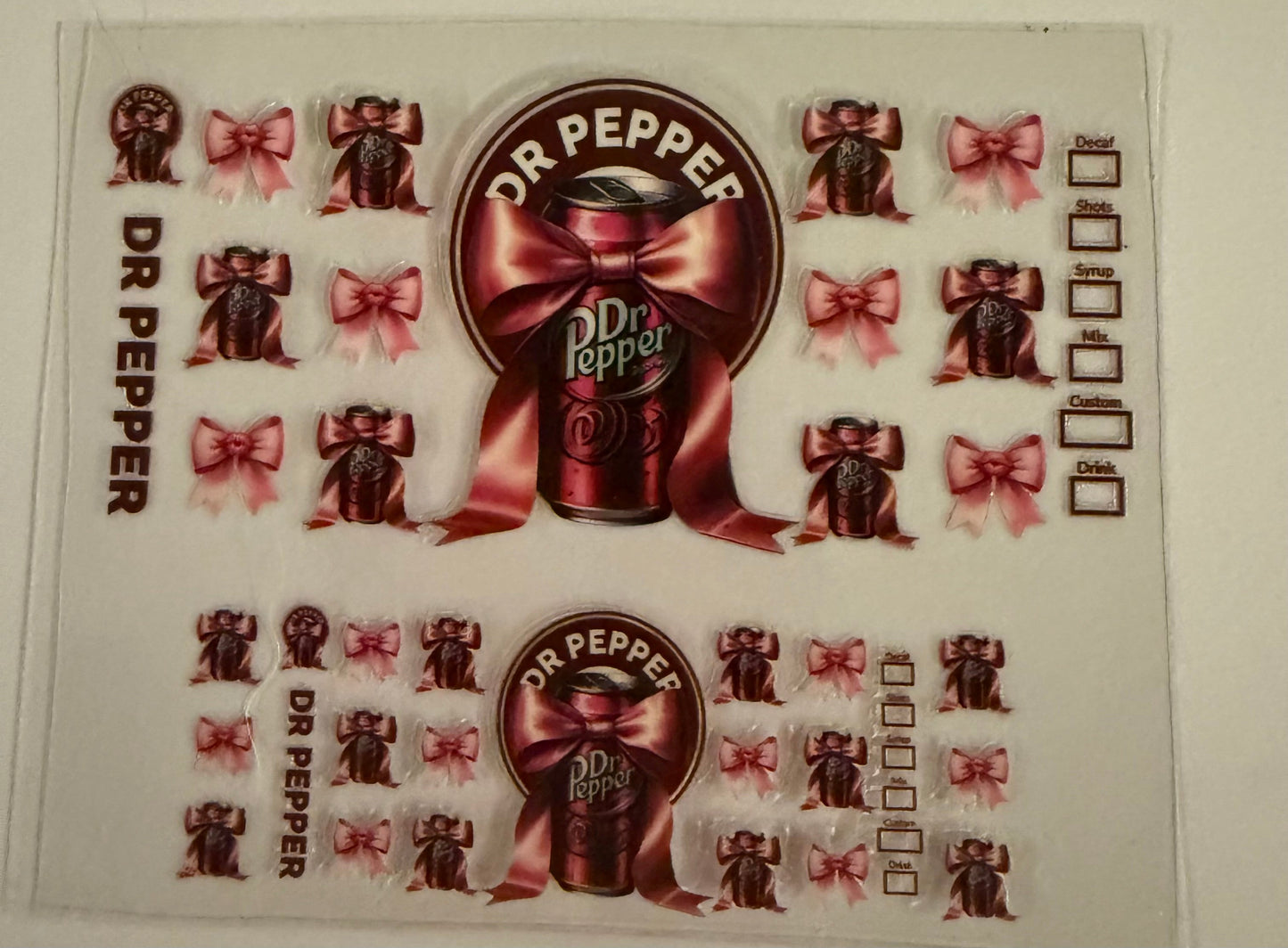 Uvdtf wraps Mini Stanley Dr Pepper coffee style