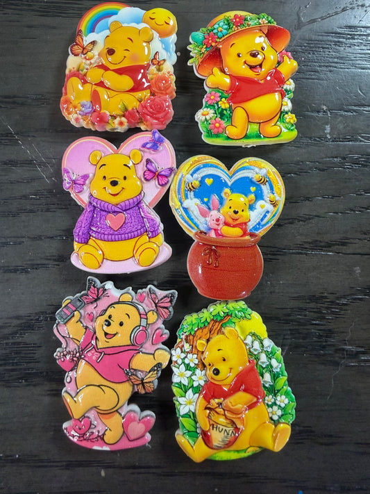 Acrylic beads Pooh mystery