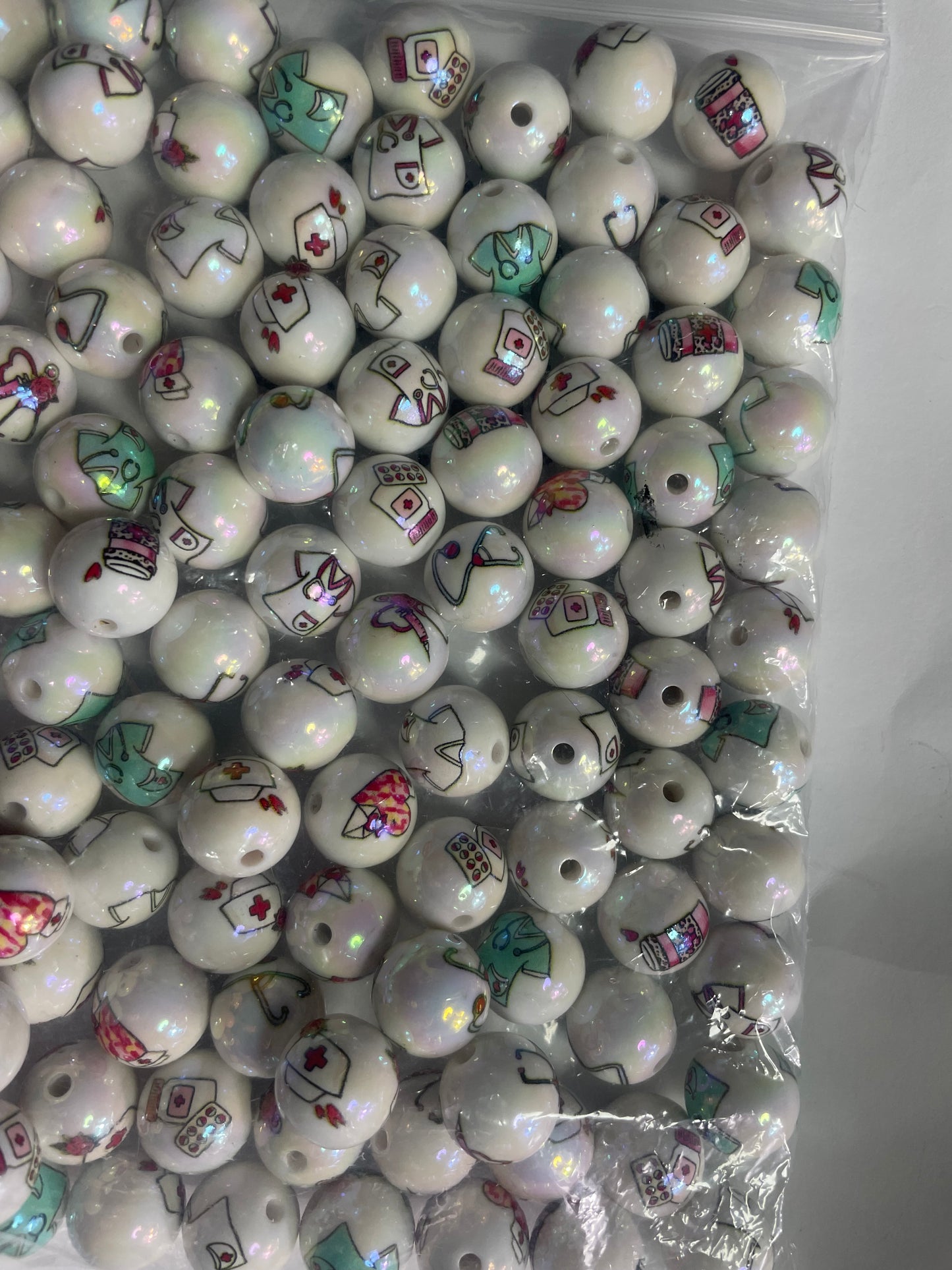 Medical printed beads