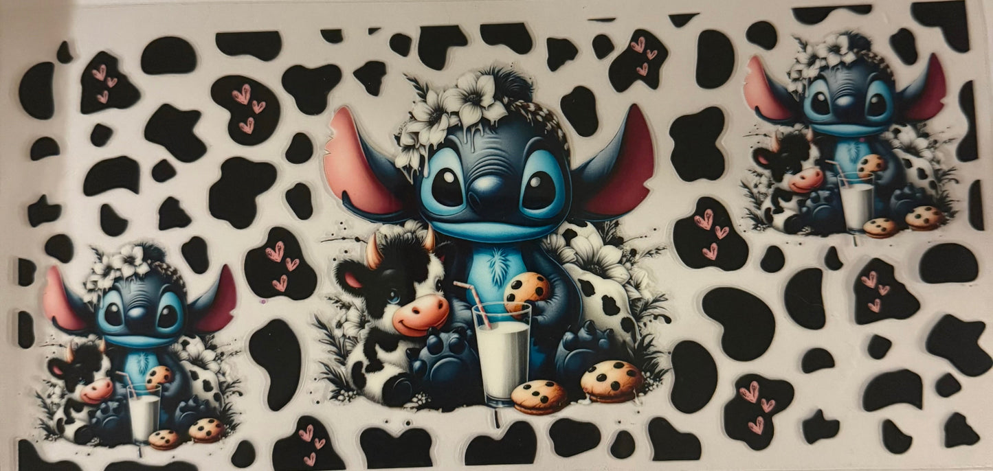 uvdtf  transfer wrap stitch cow print
