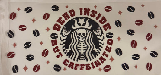 uvdtf  transfer wrap skull Starbucks
