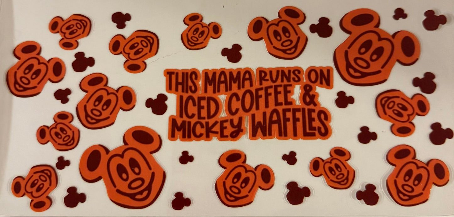 uvdtf  transfer wrap mom coffee Mickey
