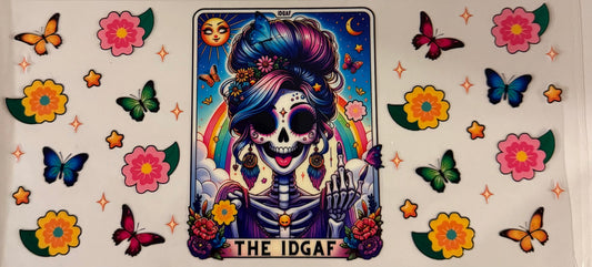 uvdtf  transfer wrap skull idagf floral butterfly’s