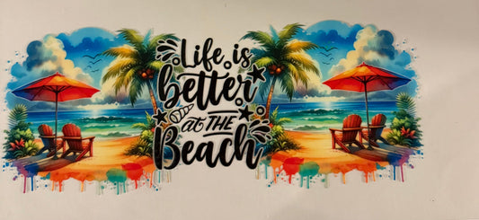 uvdtf  transfer wrap summer life is better at the beach