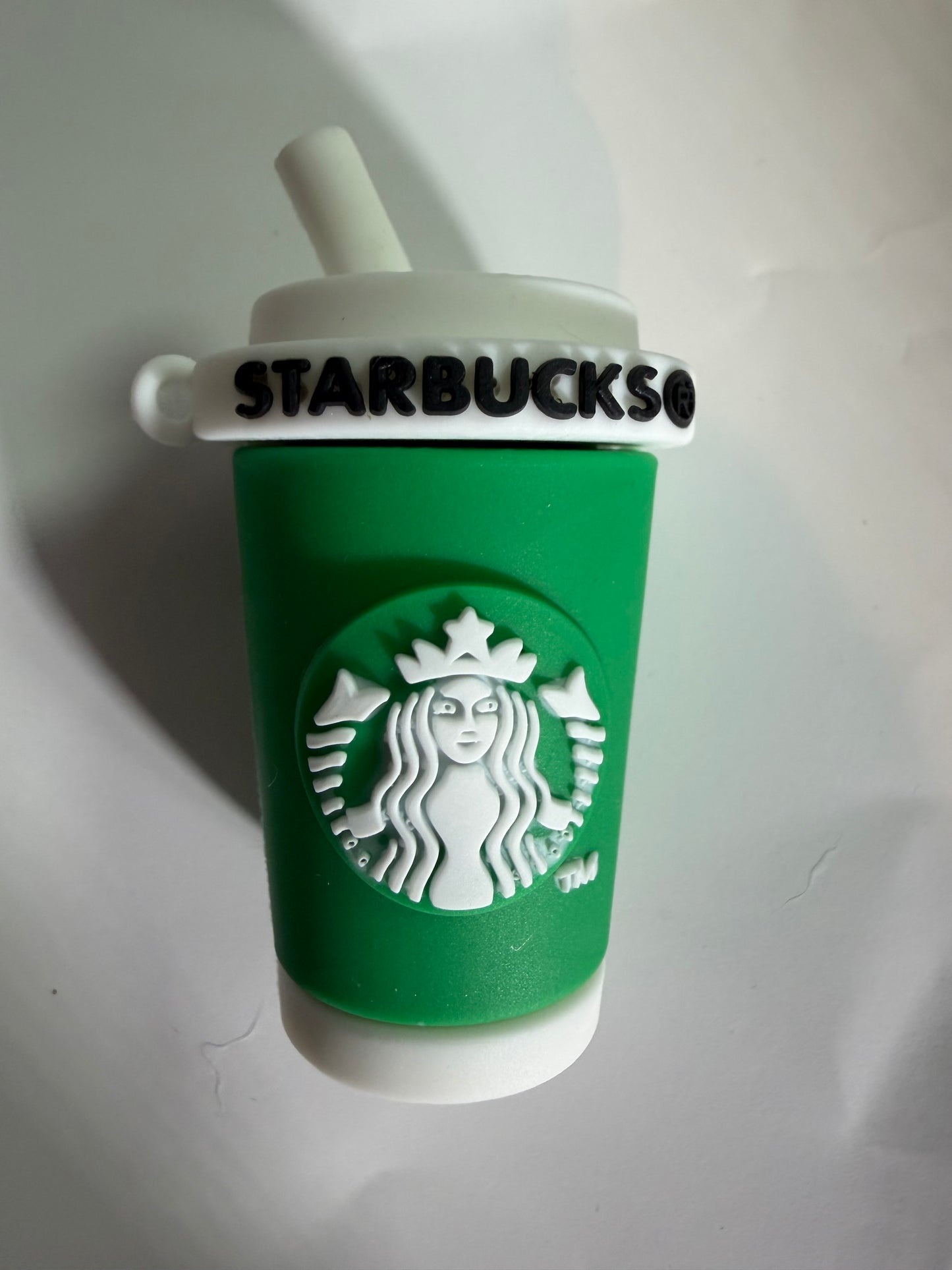 Silicone topper Green Starbucks cups