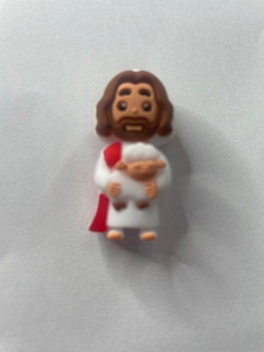 Focal 3d Jesus faith with lamb