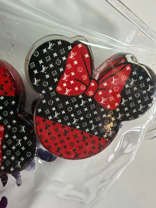 Acrylic focal mouse head lv printed