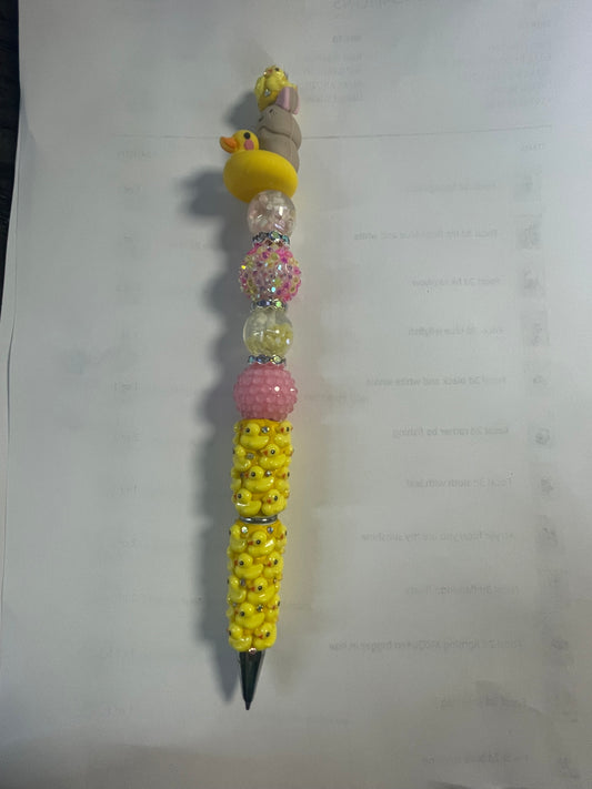 ready to ship ding dong pen on duck float