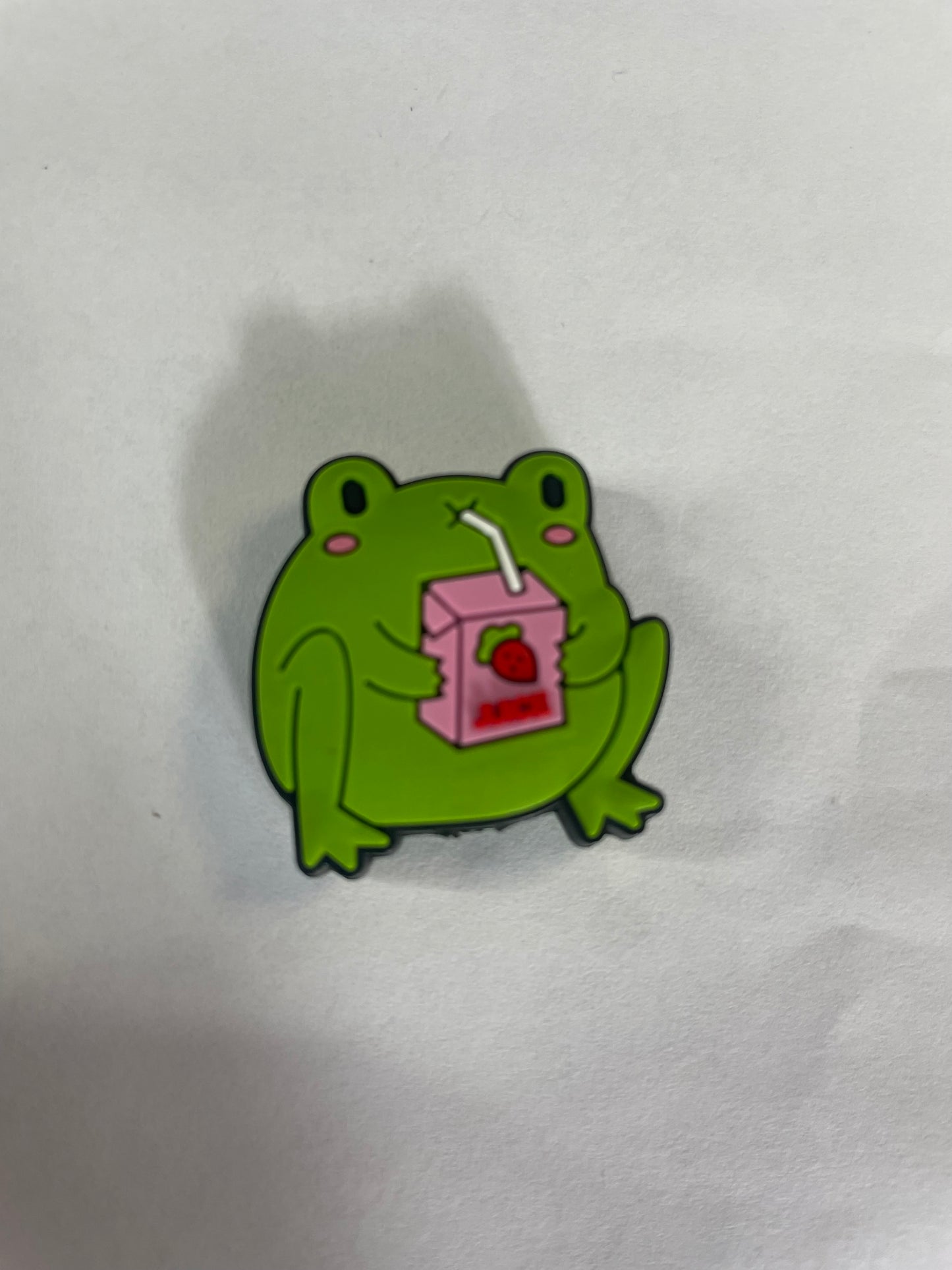 Focal 2d frog with juice box