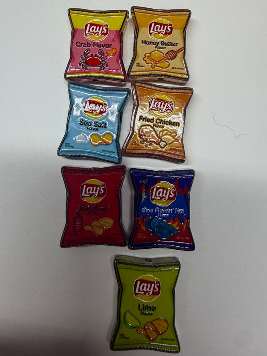 Acrylic focal lays chips mystery