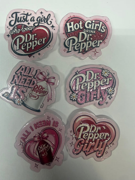 Acrylic focal Dr Pepper mystery
