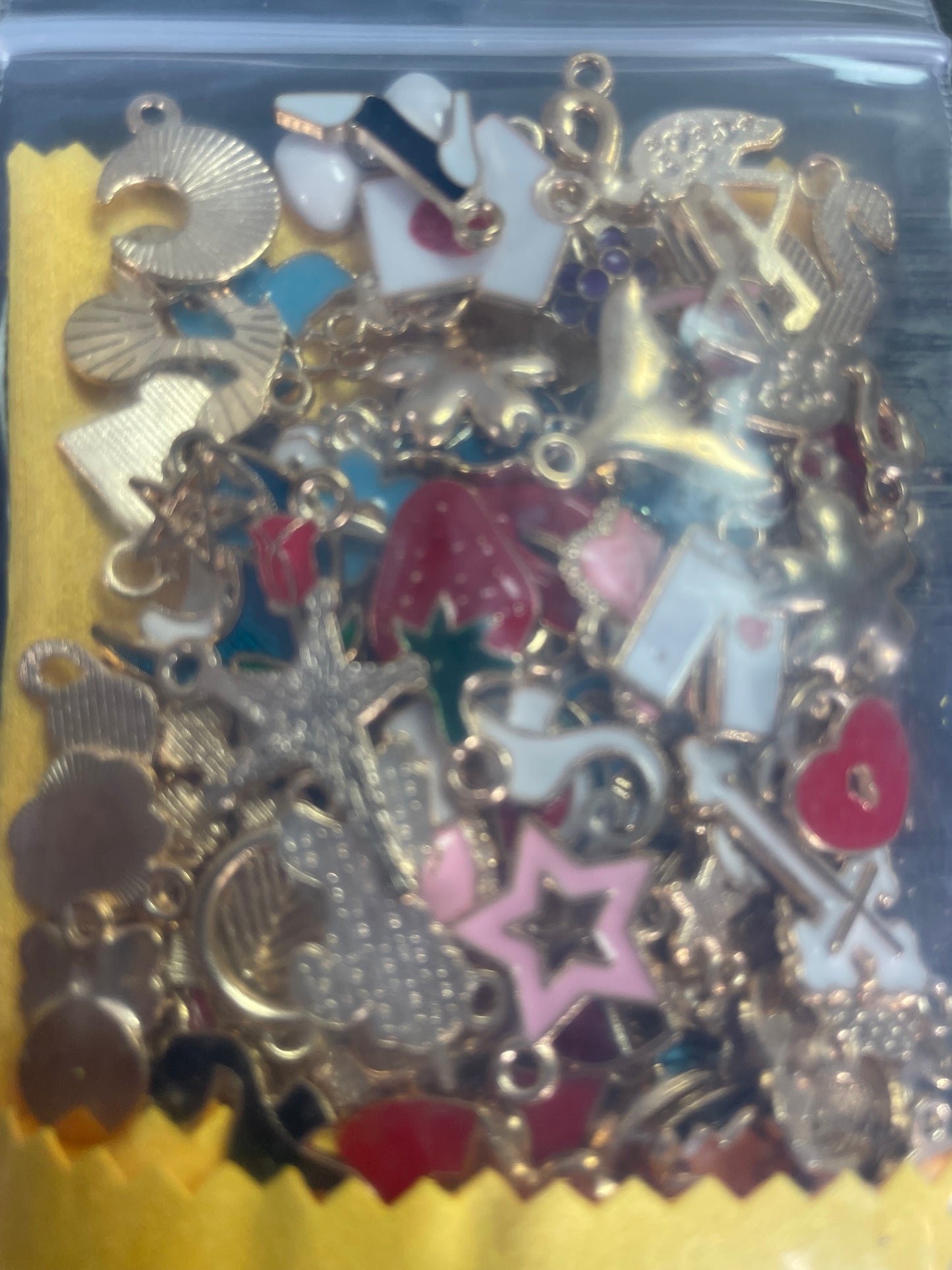 Metal charms scoops