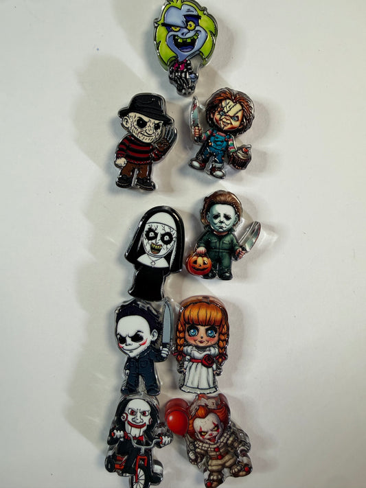 Acrylic focal Halloween scary mystery