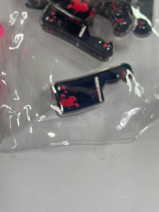 Acrylic focal black thick knife