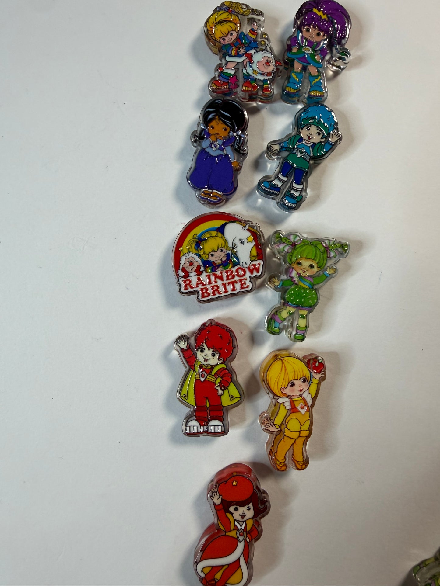 Acrylic focal Rainbow girl with friends mystery
