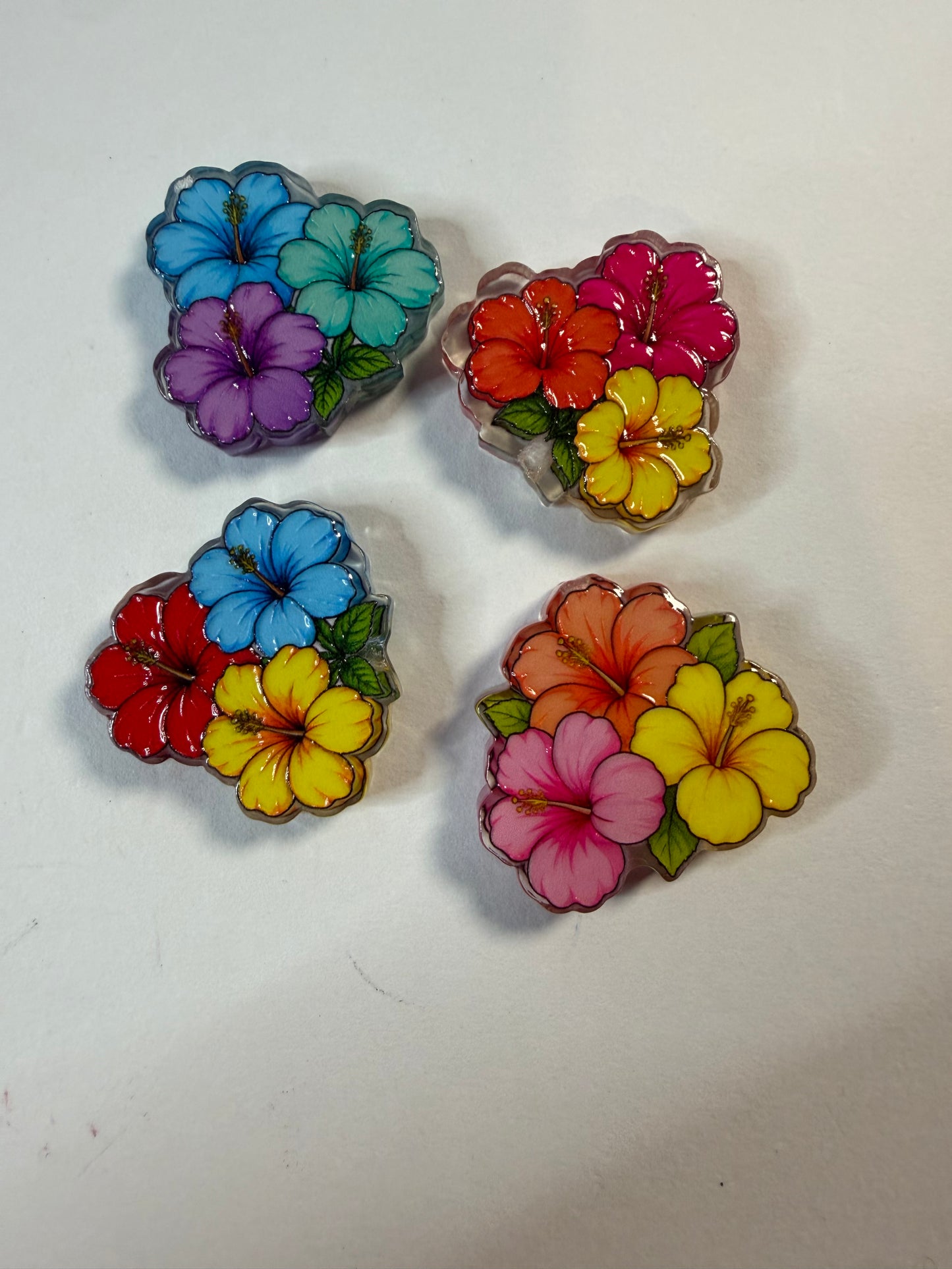 Acrylic focal Flowers mystery