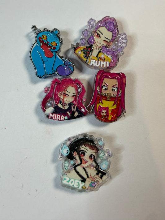 Acrylic focal  Kpop girls with cat mystery
