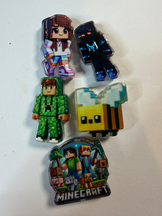 Acrylic focal Minecraft mystery