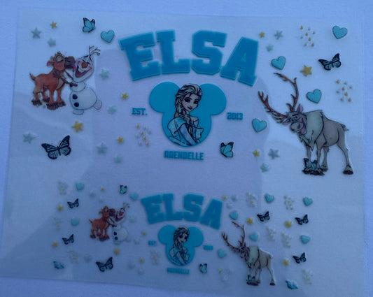 Uvdtf wraps Mini Stanley frozen Elsa