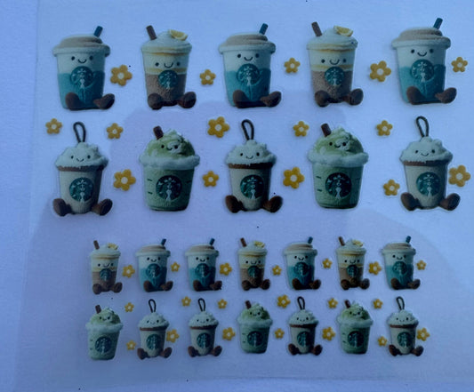 Uvdtf wraps Mini Stanley Starbucks drinks