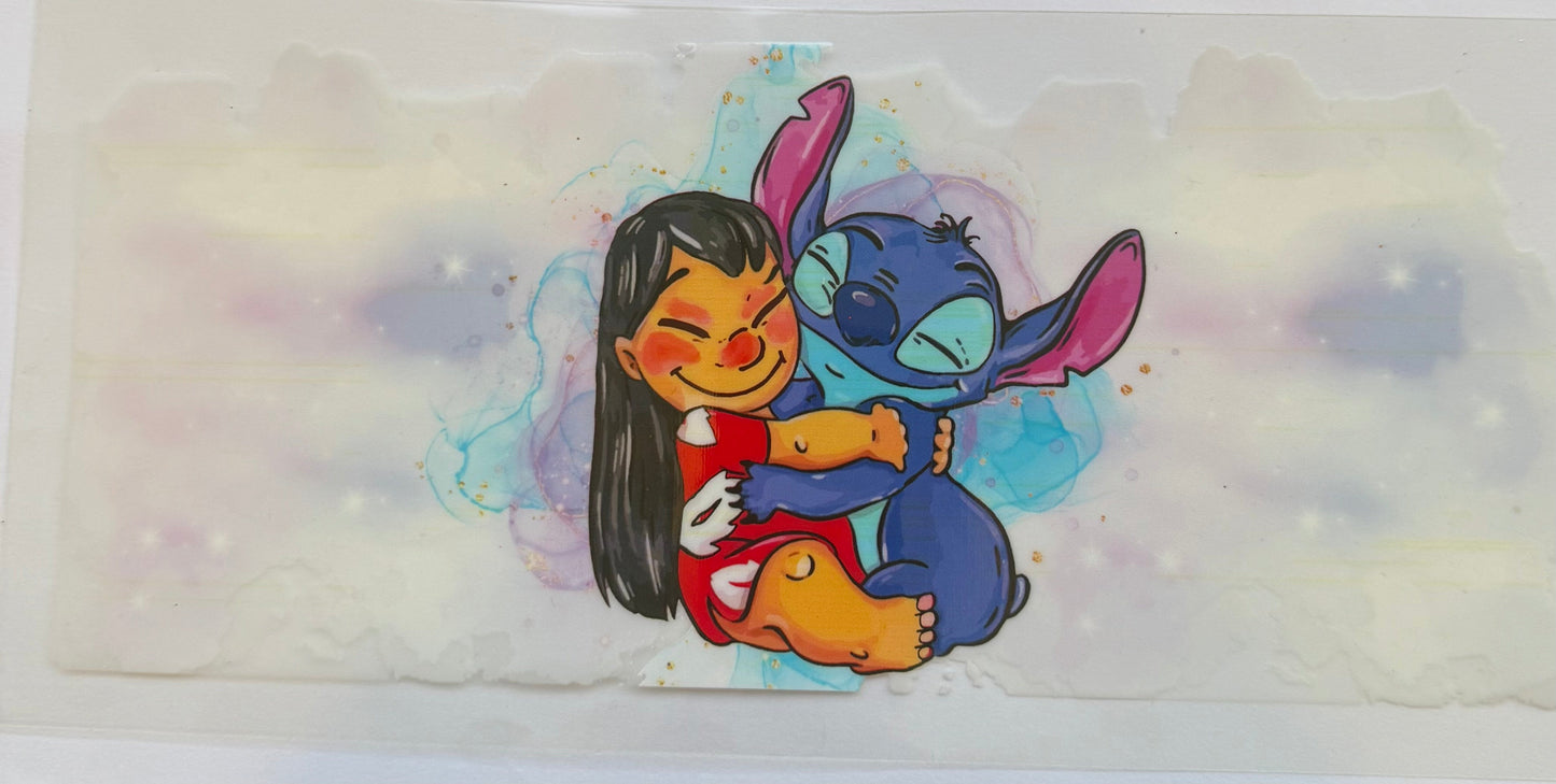 Cup wrap dtf stitch hugging