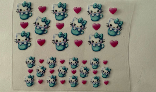Uvdtf wraps Mini Stanley hello kitty in tea cups with hearts