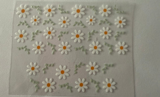 Uvdtf wraps Mini Stanley daisy floral