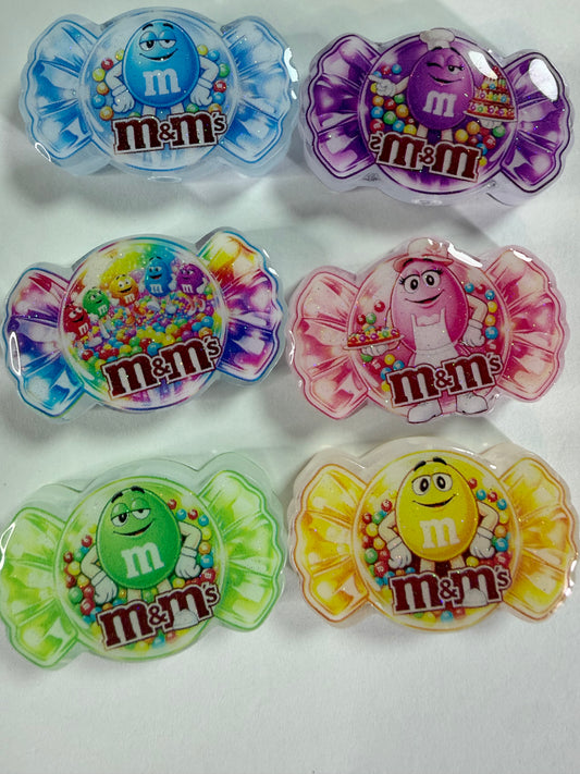Acrylic focal m&m candy shape mystery