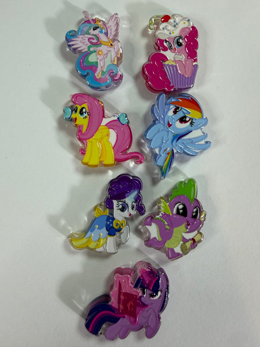 Acrylic focal little pony mystery