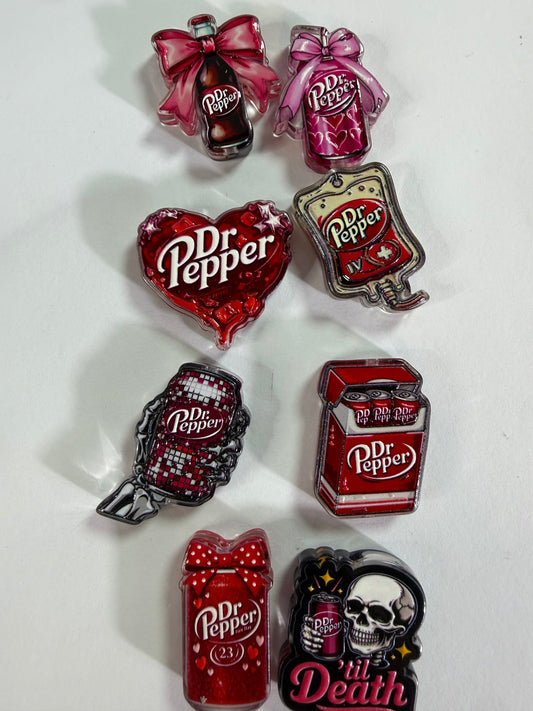 Acrylic focal Dr Pepper mix mystery