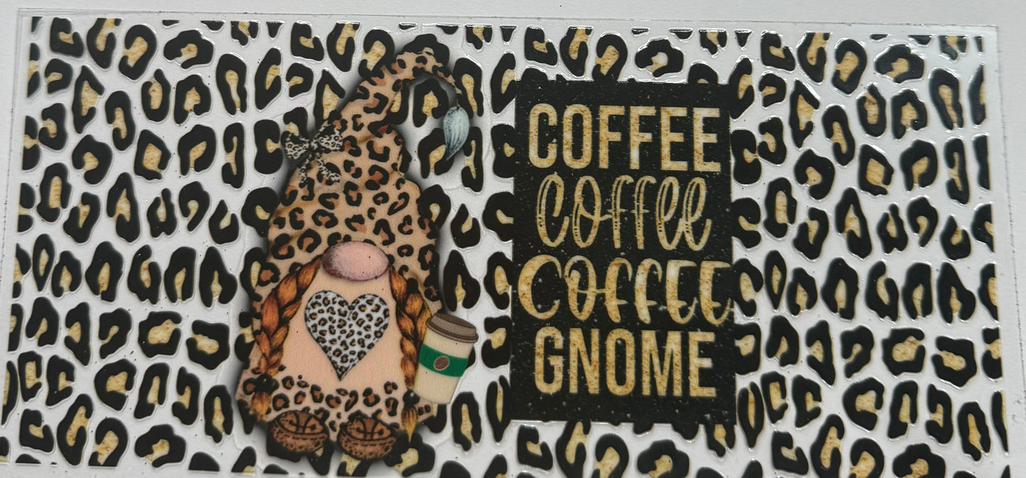 Cup wraps uvdtf gnome coffee cheetah
