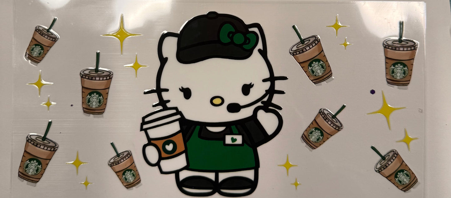 Cup wraps uvdtf Starbucks hello kitty ice coffee cups