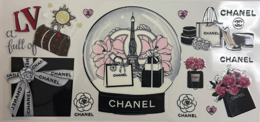 Cup wraps uvdtf Chanel snowglobe