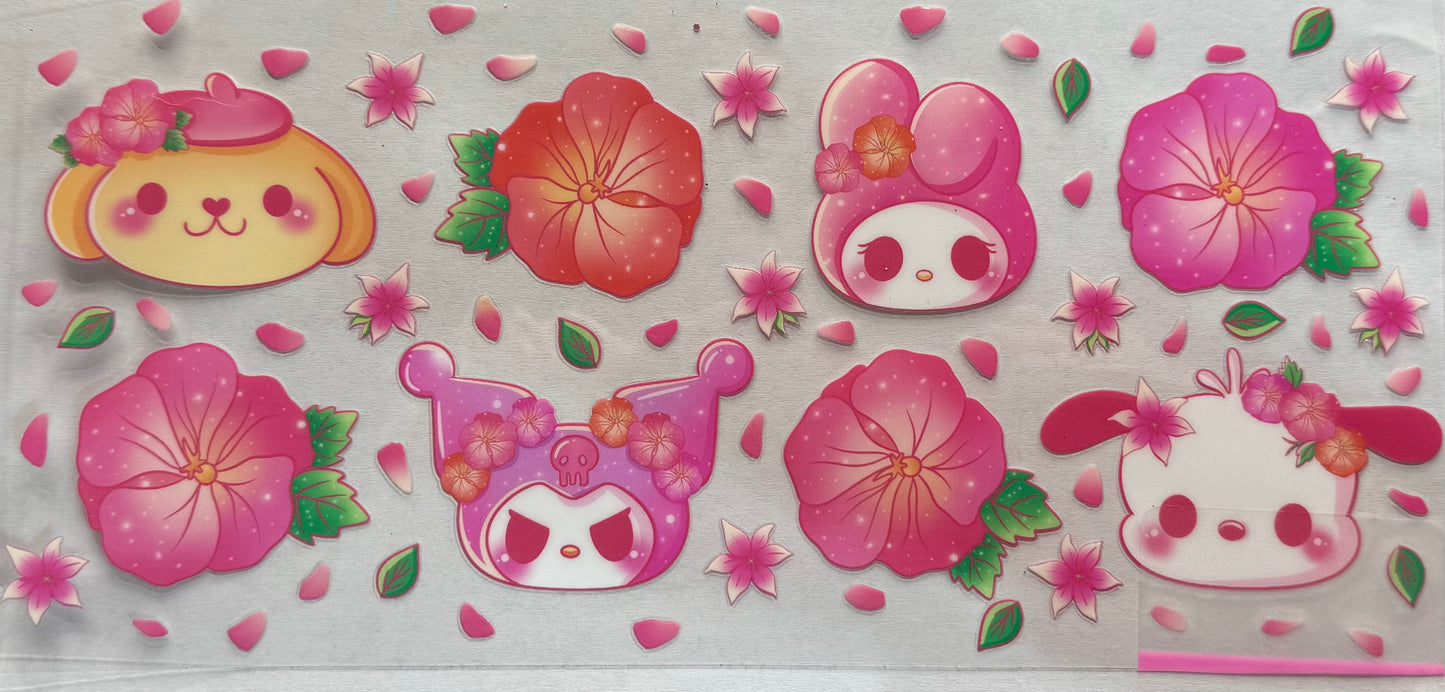 Cup wrap dtf Hello kitty