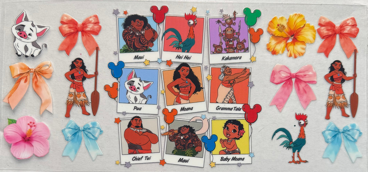 Cup wrap dtf Moana