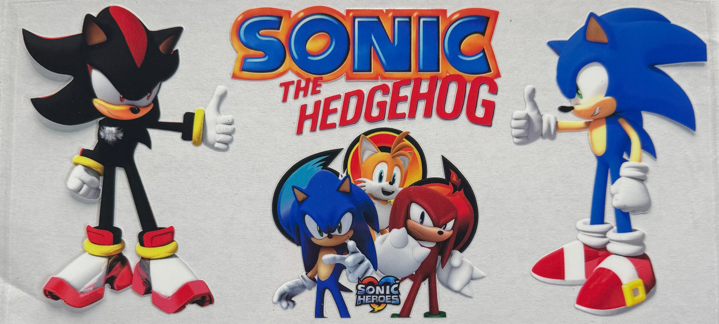 Cup wrap dtf Sonic