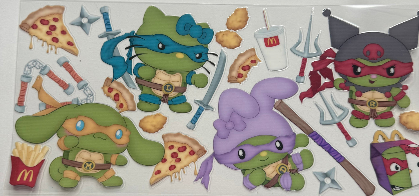 Cup wraps uvdtf  Hello kitty Ninja turtles McDonald’s collab