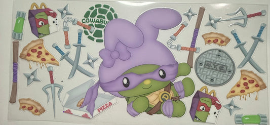 Cup wraps uvdtf hello kitty ninja turtle purple McDonald’s collab