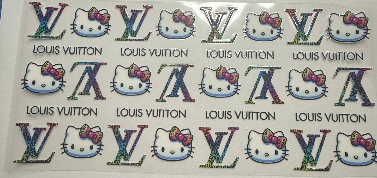 Cup wraps uvdtf hello kitty lv rainbow