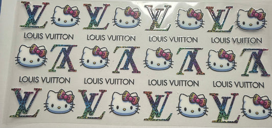 Cup wraps uvdtf hello kitty lv rainbow
