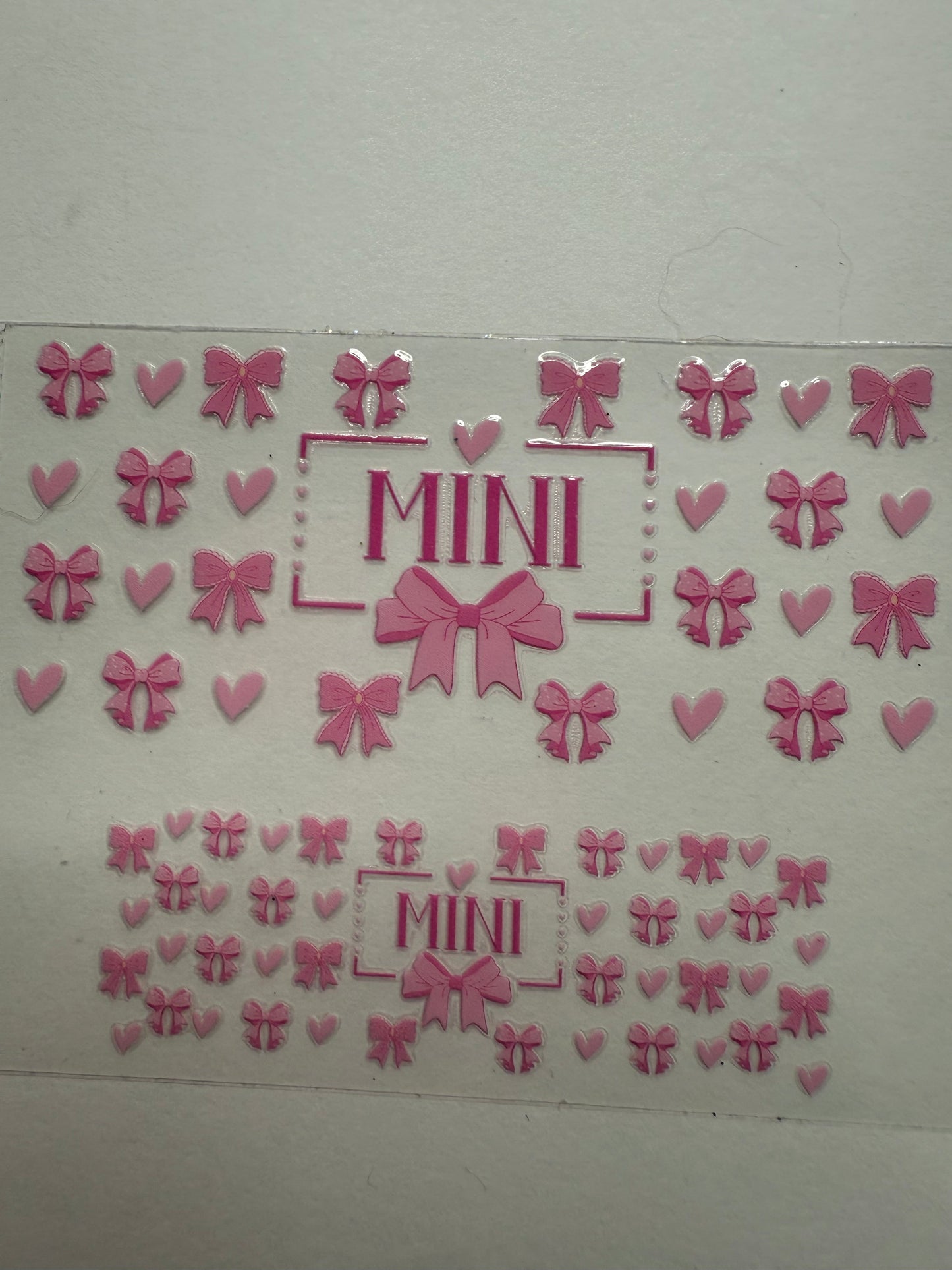 Uvdtf wraps Mini Stanley mini with pink bows