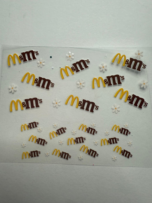 Uvdtf wraps Mini Stanley McDonald’s and m&m