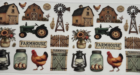 Cup wraps uvdtf farm theme